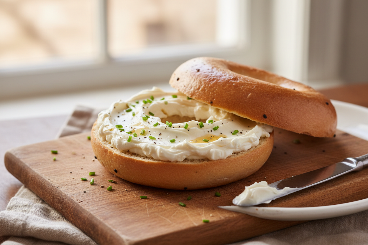 cream cheese bagel